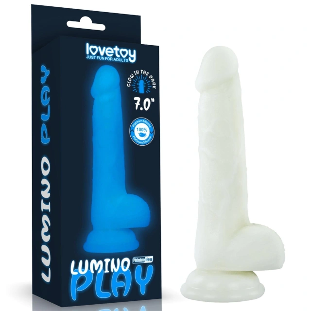 Dildo z Przyssawką Lumino Play Lovetoy | 100% ORYGINAŁ| DYSKRETNA PRZESYŁKA